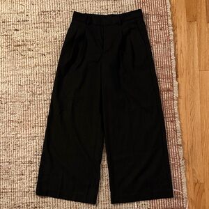 Madewell Black Wide-Leg Pants